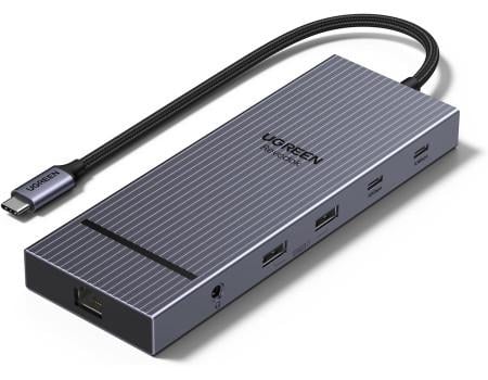 Концентратор UGREEN CM886 12в1 для MacBook/Dell Grey (55767)