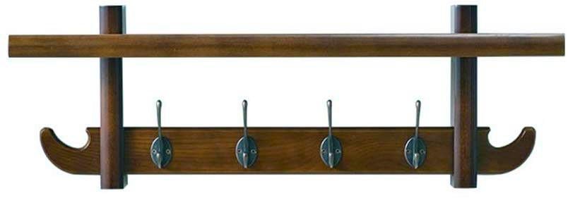 Вешалка для одежды из дерева Брамптон 4 Мокко (ВДО-4021210)