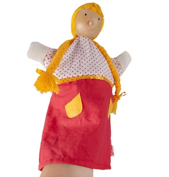 Кукла-перчатка тканевая GoKi Гретель Красный/Бежевый (51649G)