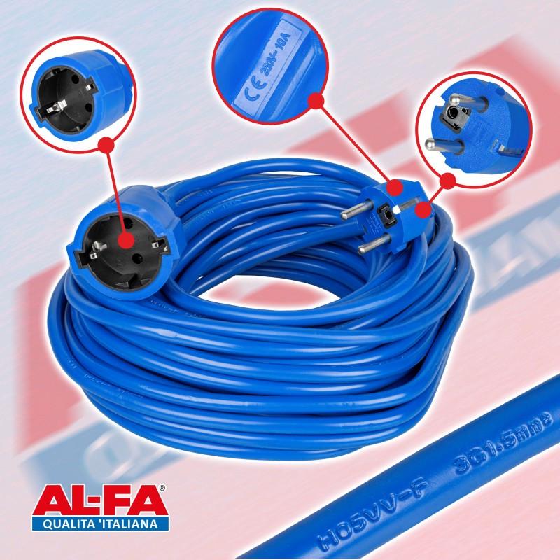 Удлинитель садовый AL-FA KOD2305 с 1 розеткой 20 м - фото 3