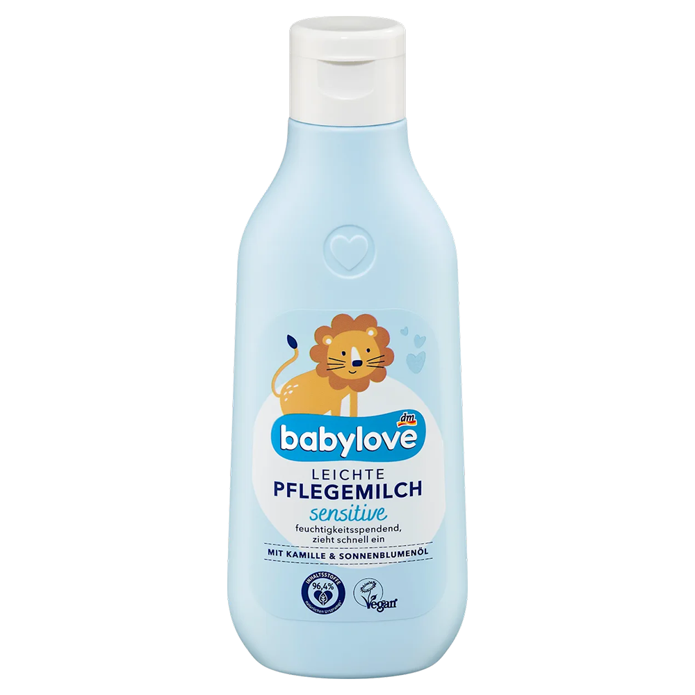Молочко для тела увлажняющее детское Babylove Pflegemilk Sensitive 250 мл (EPI-15102025-230)