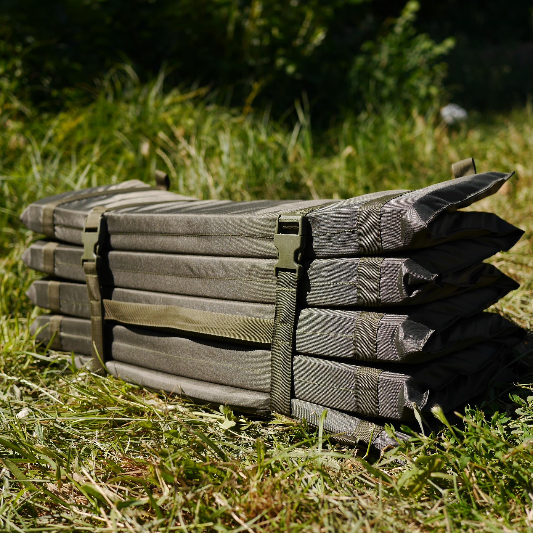 Каремат складаний Kiborg 190x60x2 см Оливковий (8811) - фото 4 Каремат складаний Kiborg 190x60x2 см Оливковий (8811) - фото 4