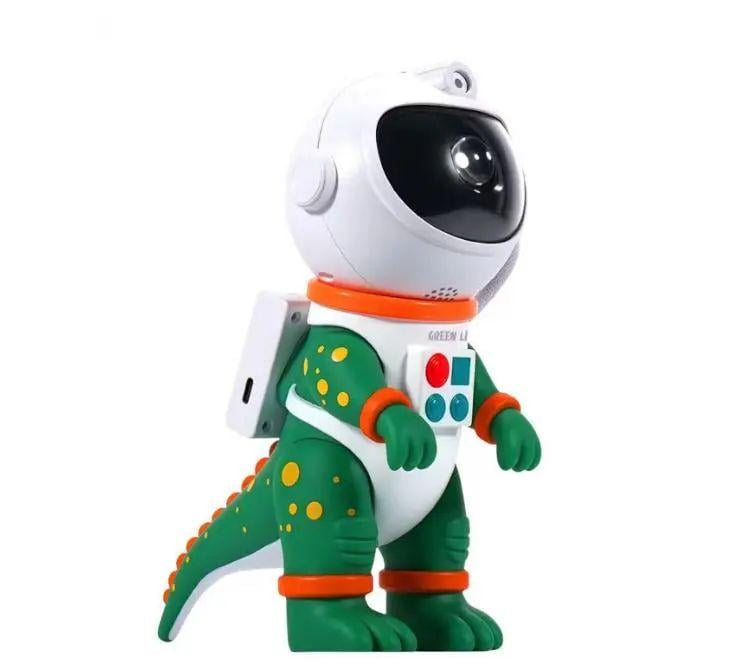 Ночник-проектор Dinosaur Astronaut Space Projector 120х113х228 мм с пультом управления пластиковый