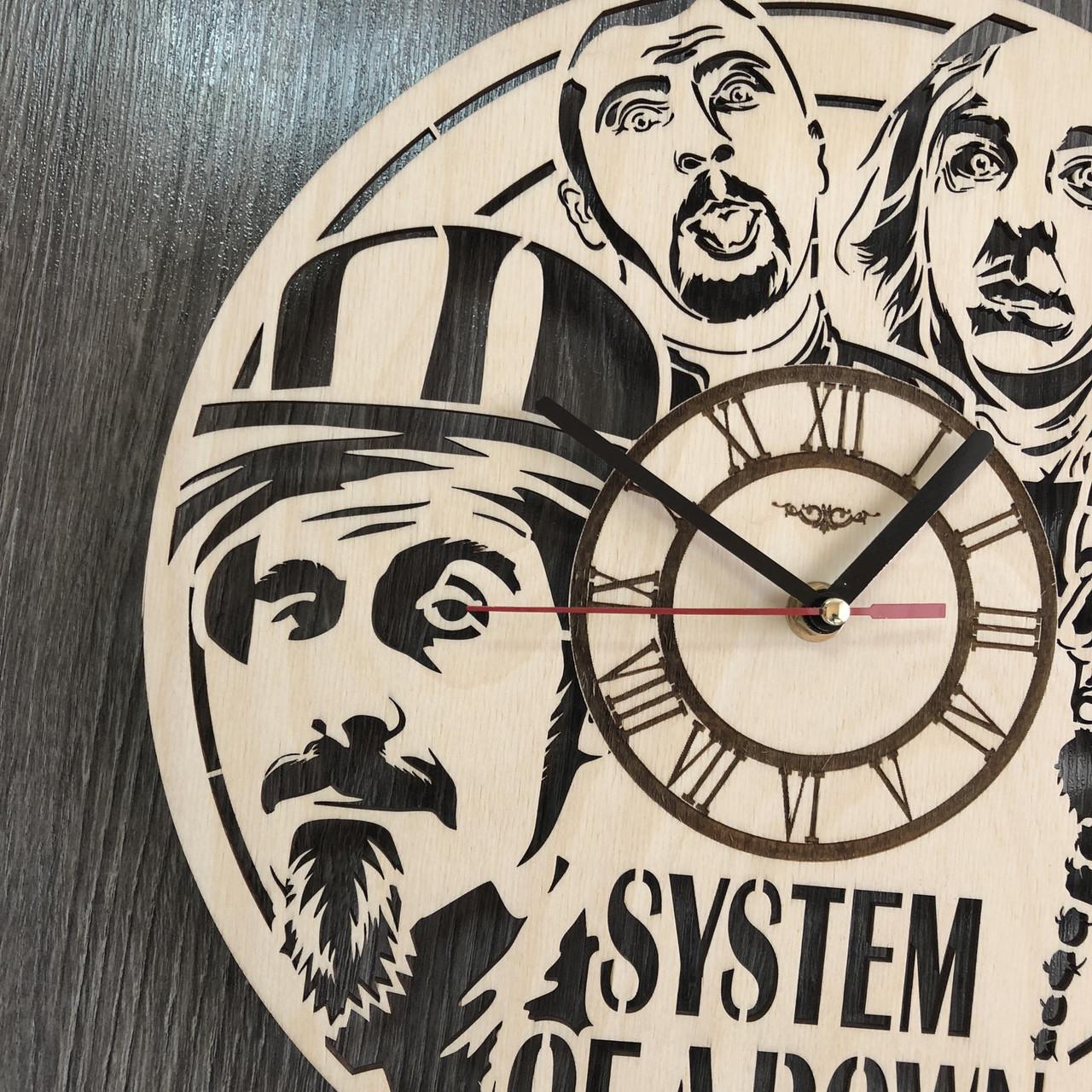 Часы настенные концептуальные в интерьер System of a Down - фото 3