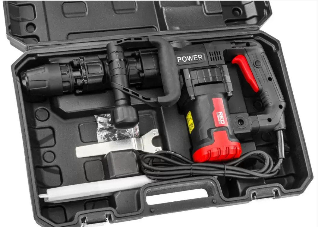 Відбійний молоток RED TECHNIC RTMWB0107 2508099011 3000 Вт 3900 уд/хв 20 Дж SDS MAX - фото 9 Відбійний молоток RED TECHNIC RTMWB0107 2508099011 3000 Вт 3900 уд/хв 20 Дж SDS MAX - фото 9