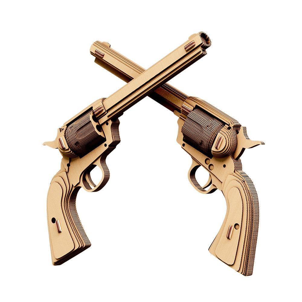 Пазл картонный 3D Cartonic Revolvers Револьверы 116 деталей (2418480033)