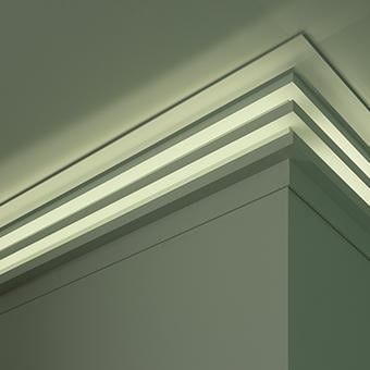 Карниз скрытого освещения Orac Decor C382 140x50 мм 2000 мм (12368205)