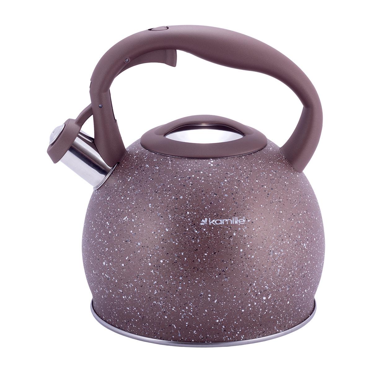 Чайник Kamille KM-1074-BN 3 л Коричневый (105202) Чайник Kamille KM-1074-BN 3 л Коричневый (105202)