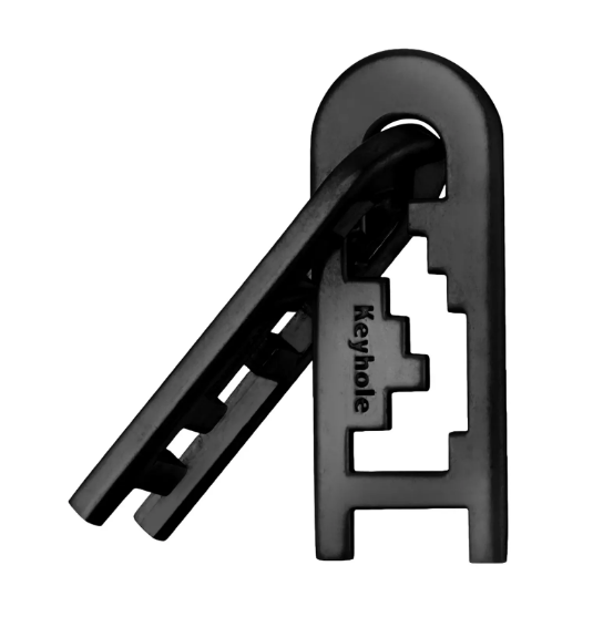 Головоломка металева HUZZLE Keyhole 4 рівень (515179) - фото 4 Головоломка металева HUZZLE Keyhole 4 рівень (515179) - фото 4