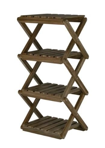 Этажерка для бани/сауны из дерева Бардере 4х42 см Капучино (БЭТ-441609)