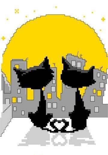 Набор для вышивания нитками крестом Мили Котики нитки/муліне/канва/голка/канва з малюнком (1526140174)