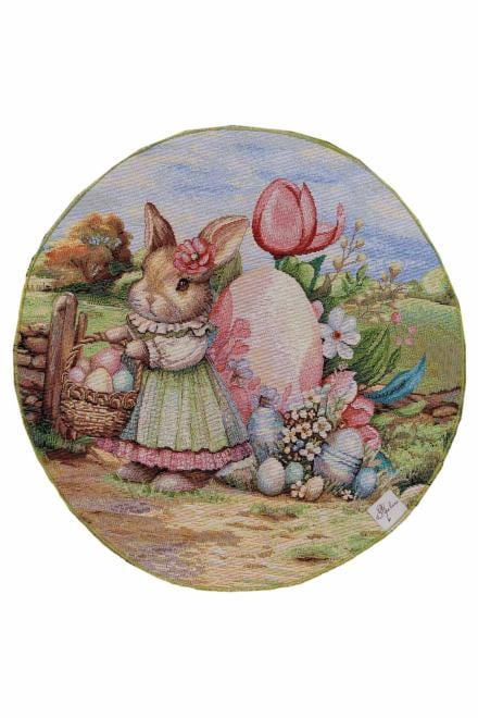 Салфетка гобеленовая Прованс Настроение d 35 см (44268)