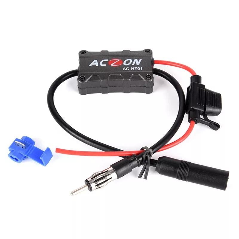 УСИЛИТЕЛЬ ACZON AC-HT01 автомобильный ФМ FM Car Antenna Aerial Splitter для автомагнитол - фото 7