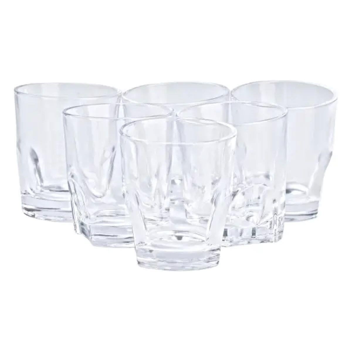 Склянки з товстим дном 6 шт. по 250 мл Прозорий (HP555) - фото 2
