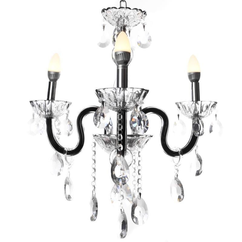 Люстра свеча подвесная хрустальная классическая Brille BCL-383S/3 E14