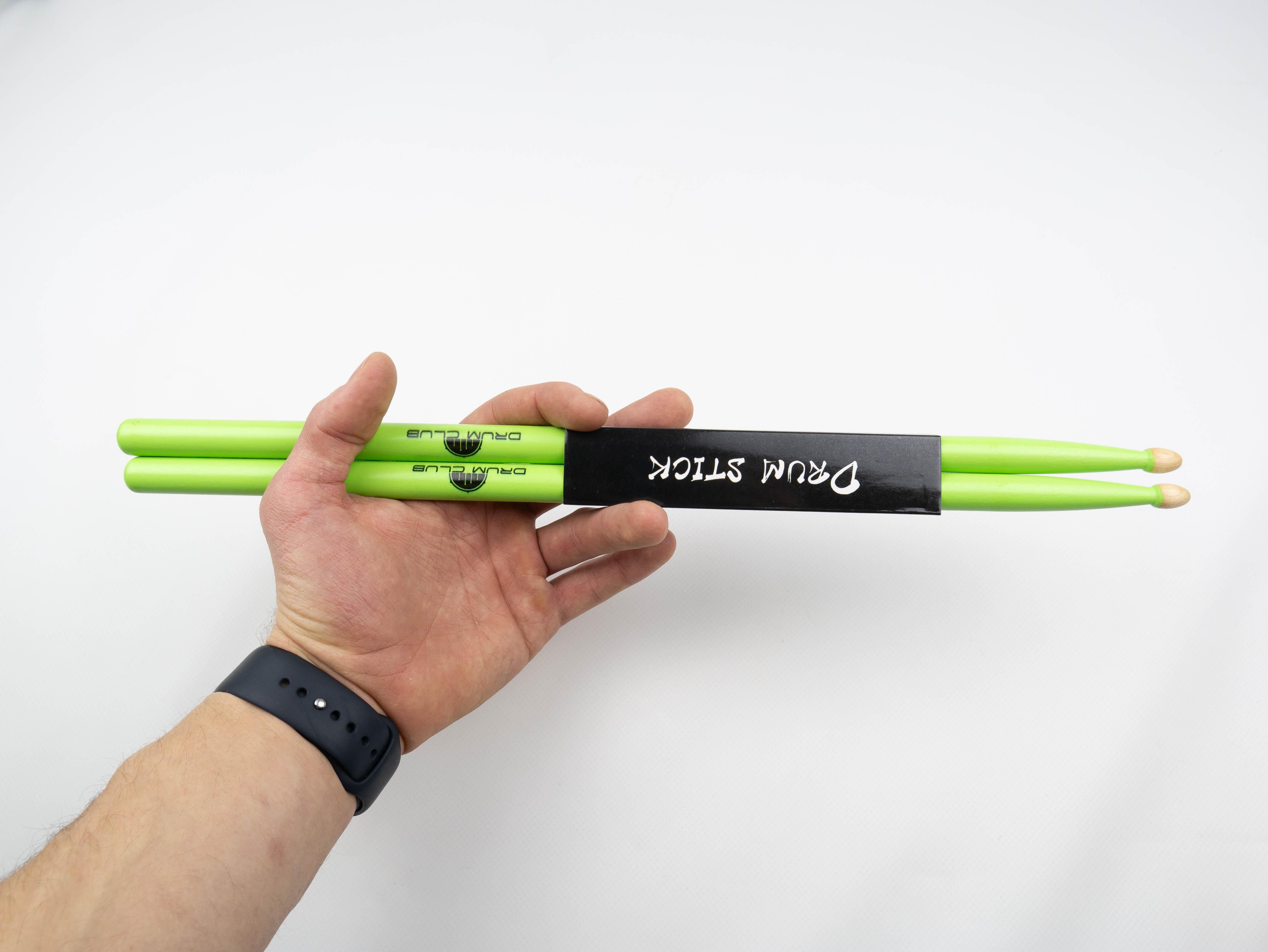 Барабанные палочки Drum Club Зеленый - фото 4 Барабанные палочки Drum Club Зеленый - фото 4