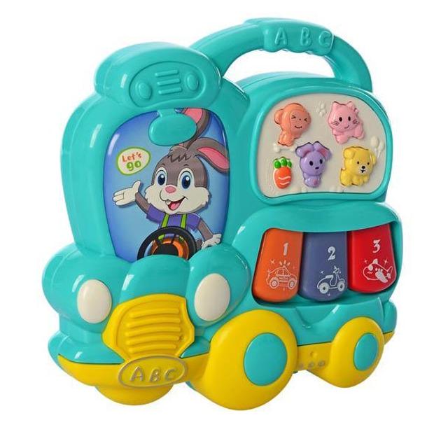 Пианино игрушечное с музыкой на украинском языке 15 см (FT 0008 AB)