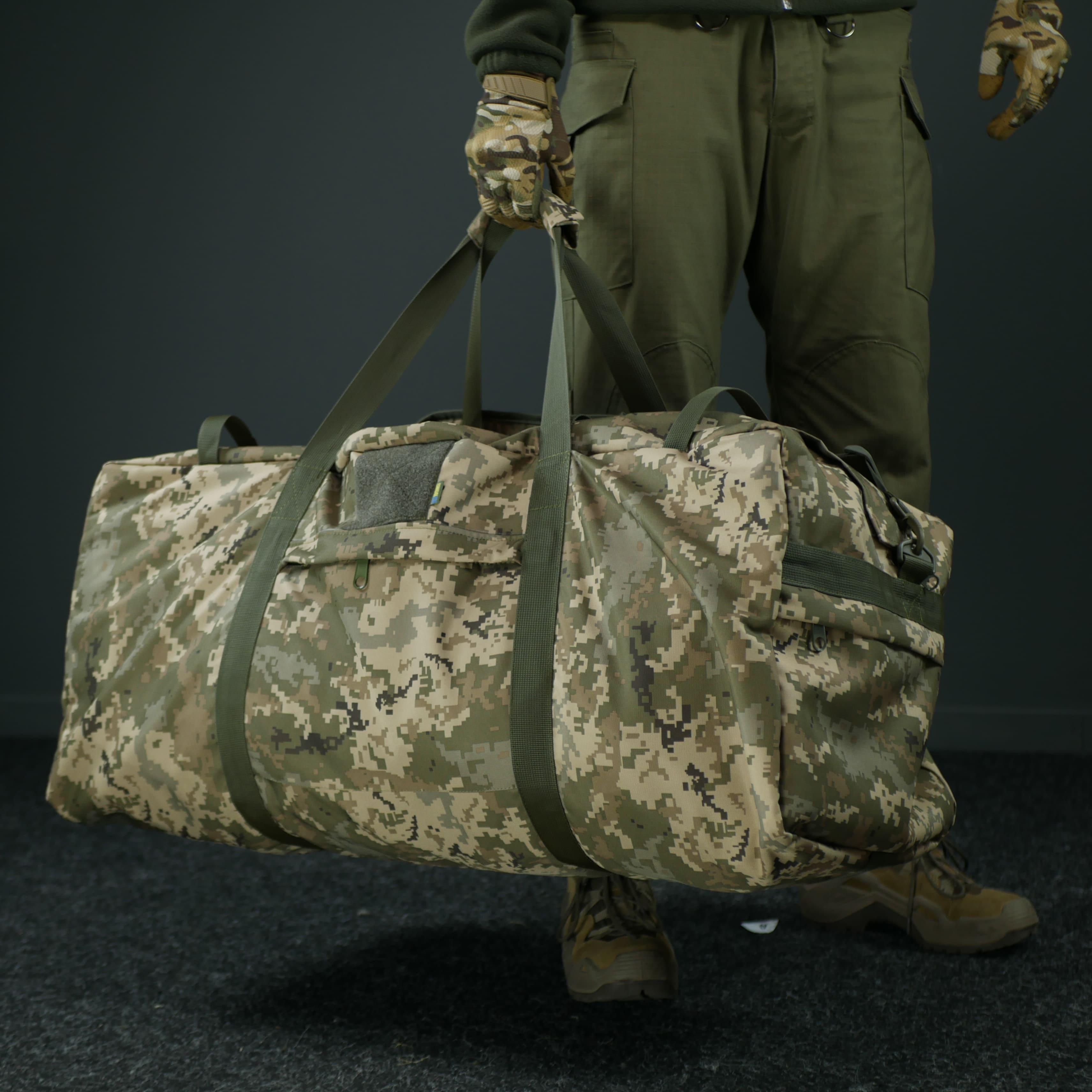 Сумка військова Kiborg Military Bag 130 л Pixel - фото 7 Сумка військова Kiborg Military Bag 130 л Pixel - фото 7