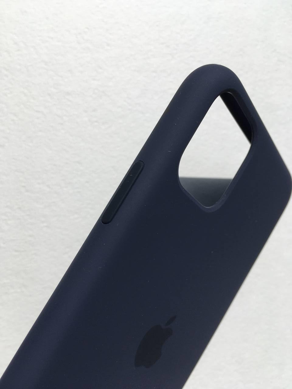 Чохол оригінальний силіконовий Silicone Case MWYW2ZM/A для Apple Iphone 11 Pro Max (6.5") Midnight Blue - фото 6