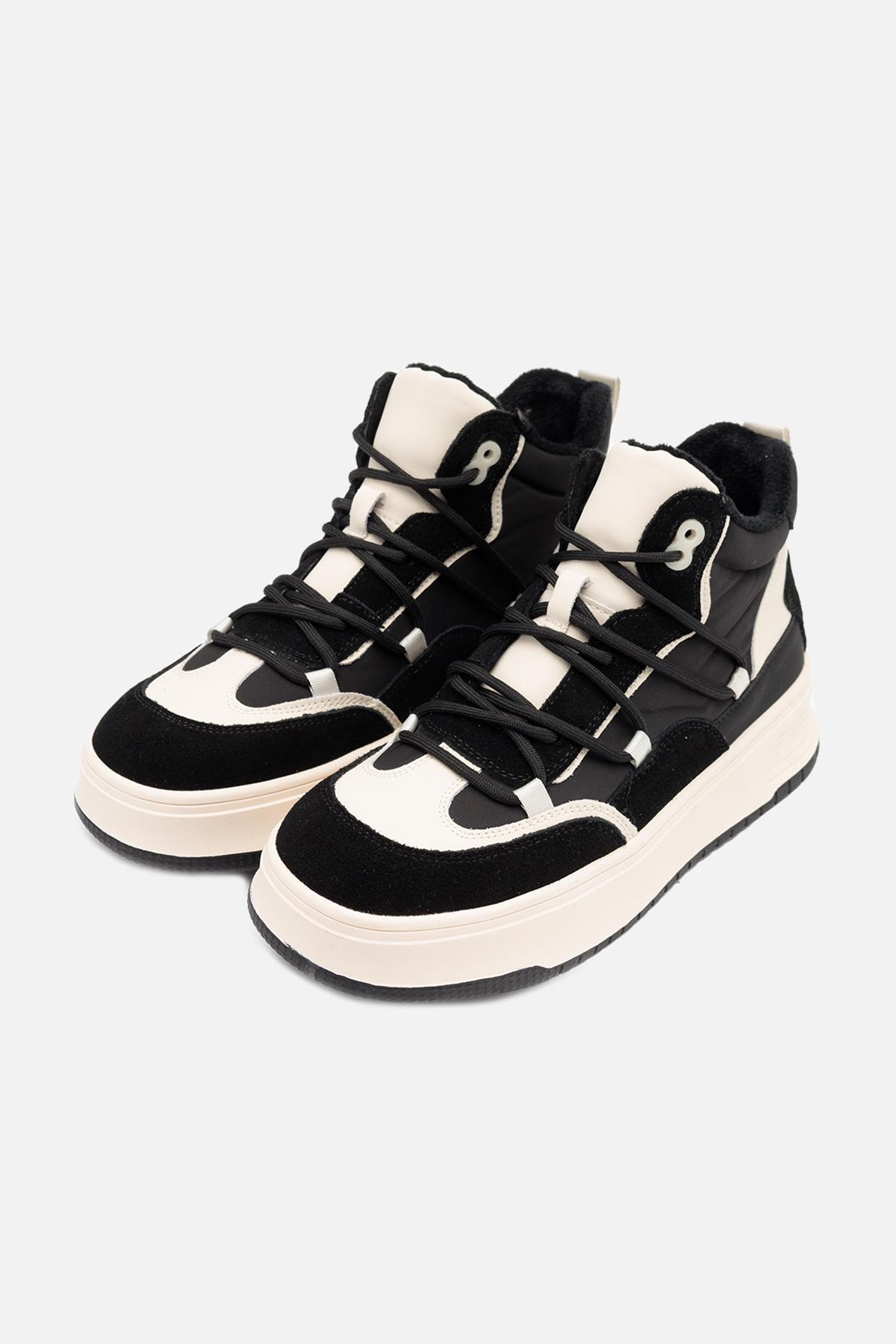 Кеди жіночі на платформі ЦБ-00251128 р. 41 Чорний (SKT000995753) - фото 3 Кеди жіночі на платформі ЦБ-00251128 р. 41 Чорний (SKT000995753) - фото 3