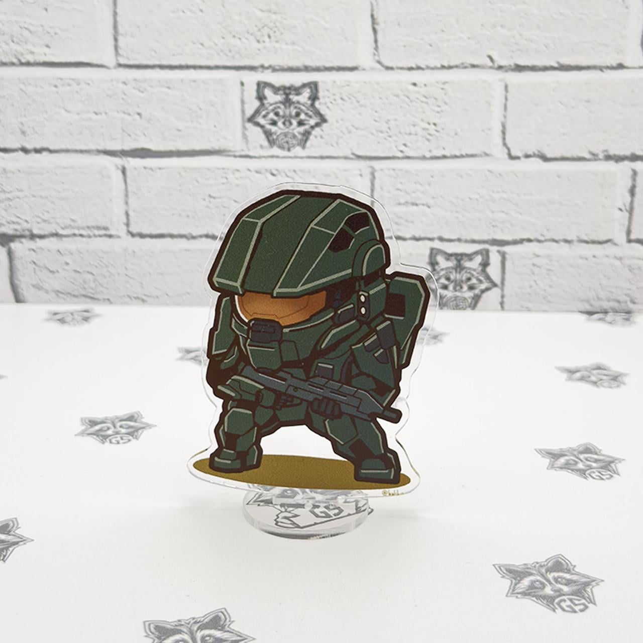Фигурка коллекционная акриловая Chibi Halo Мастер Чиф 10 см (2219833670)