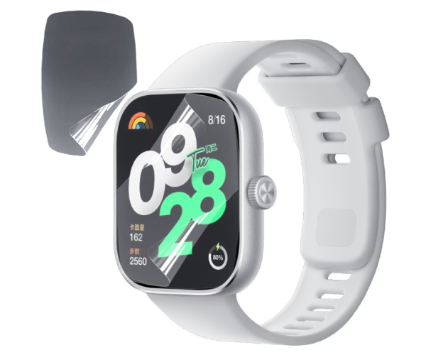 Противоударная гидрогелевая пленка Hydrogel Film для Xiaomi Redmi Watch 4 (6 шт), Transparent