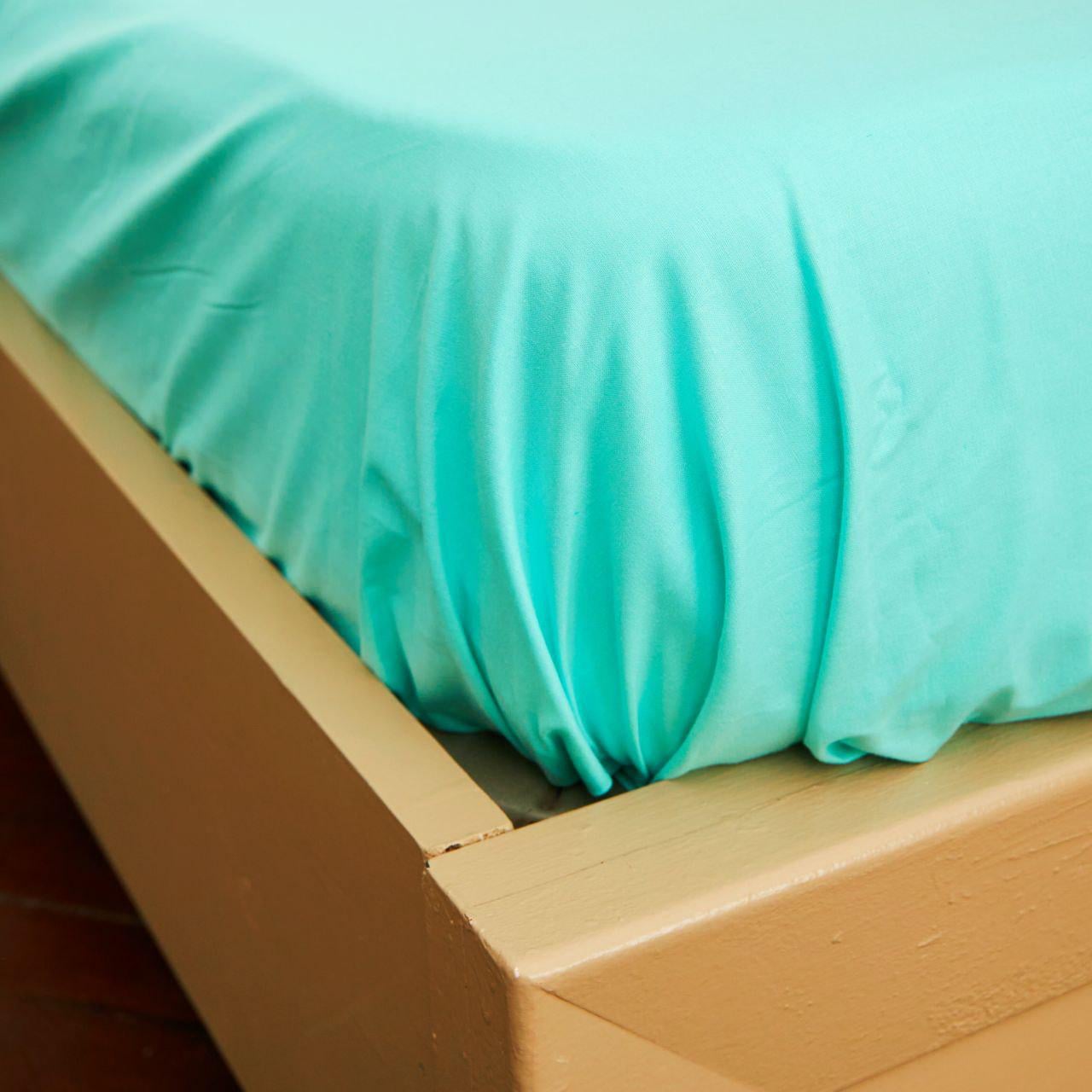 Простынь на резинке бязь 140х190х25 см Mint Maxy (20021027)