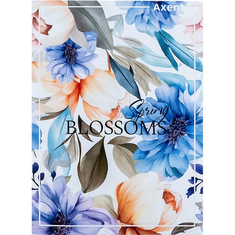 Тетрадь для записей в мягкой обложке на скобе в клетку с с софт тач покрытием покрытием А4 96 л. (4782-5)