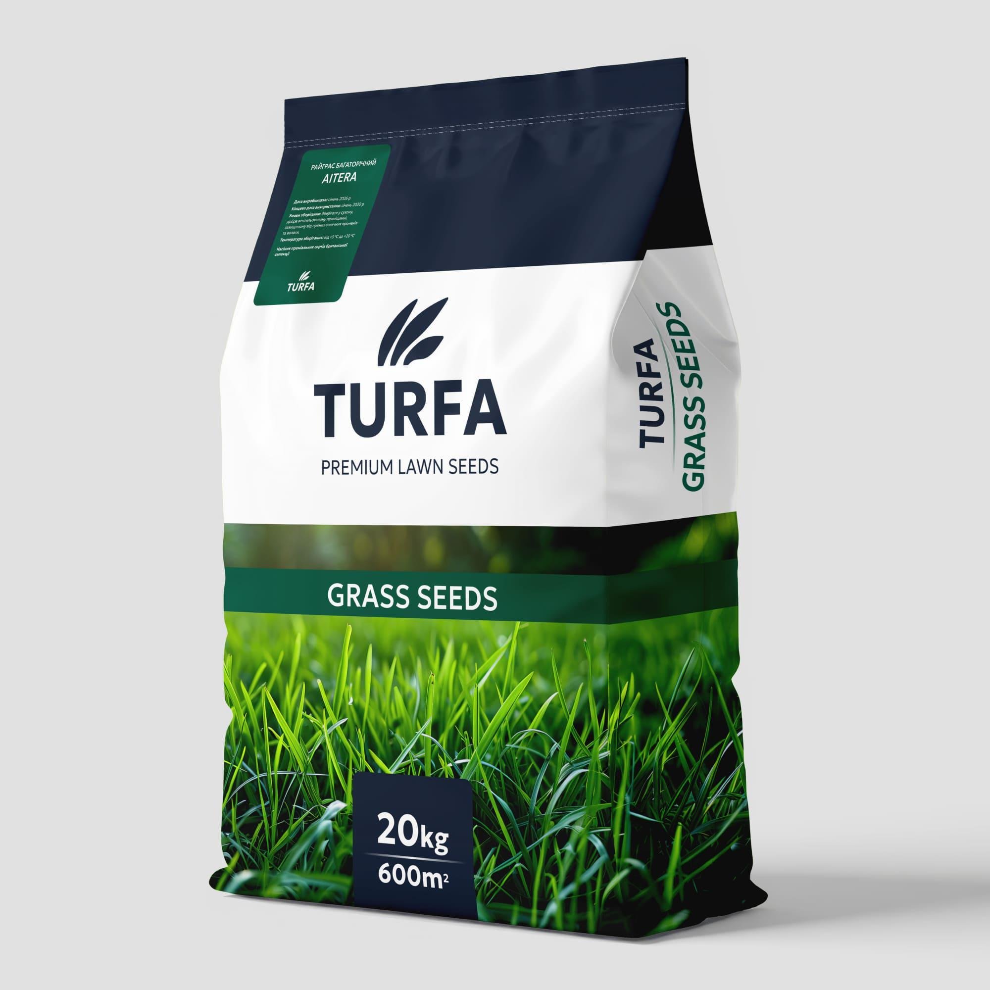 Насіння газонної трави TURFA Райграс пасовищний Aitera 20 кг (1661)