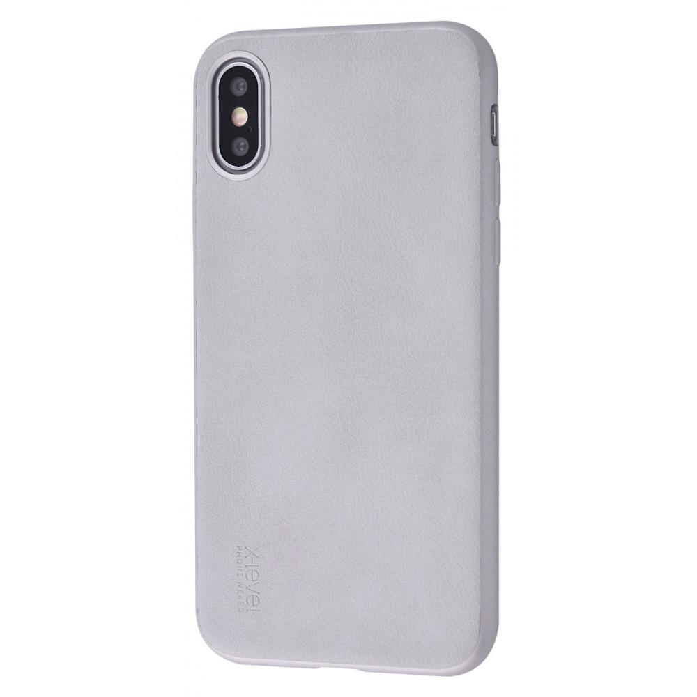 Чохол X-Level Style Series TPU для iPhone X/XS Silver