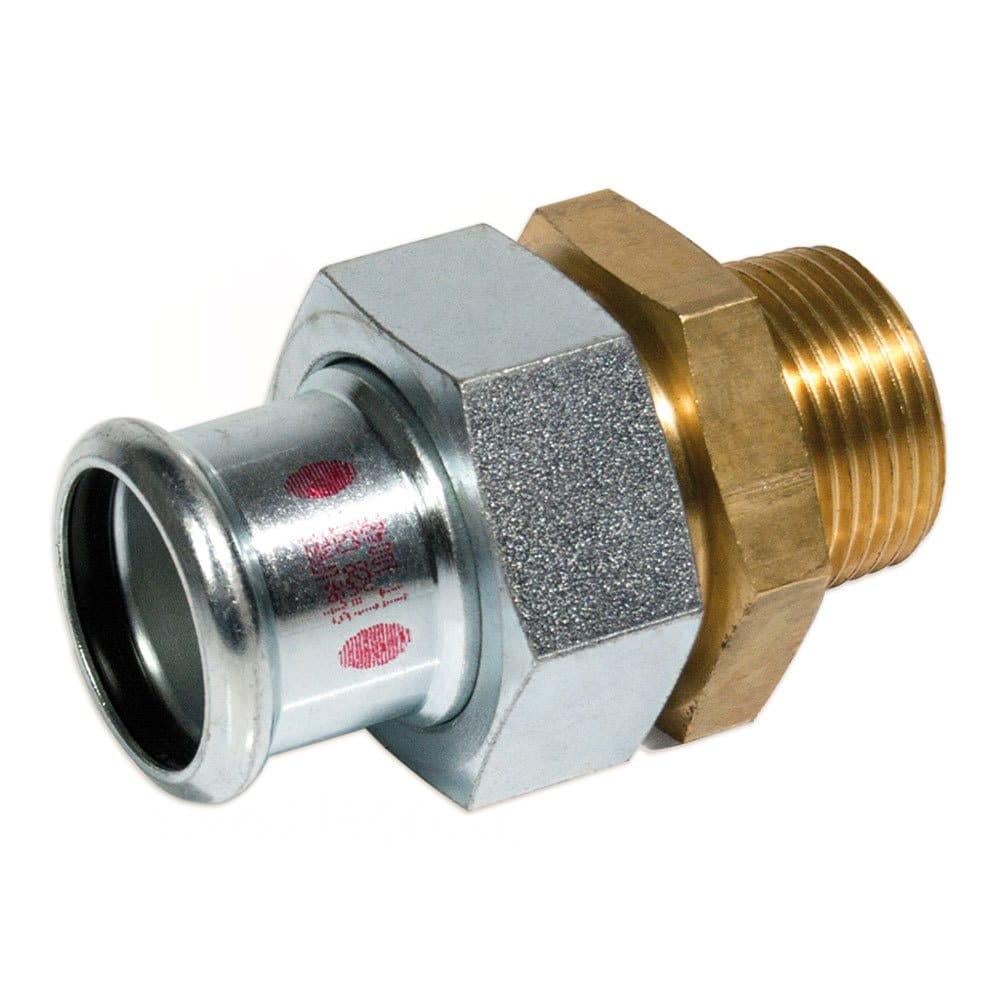 Пресс-разборное соединение оцинкованное соединение Raccorderie Metalliche Steelpres 22x3/4" В (384022000)