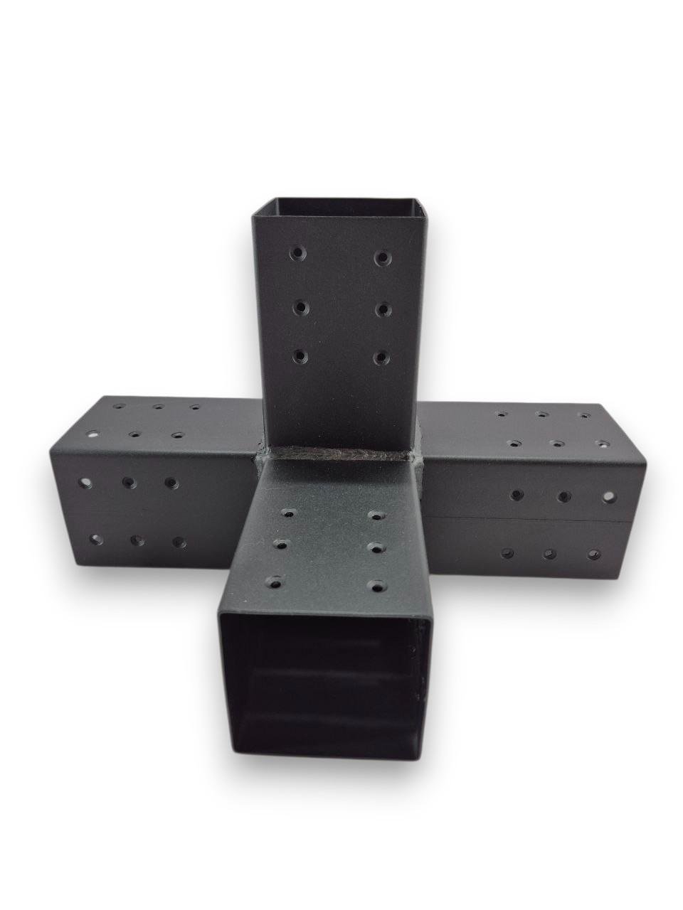 Соединитель для бруса Крестовина проходная 90° для бруса (100)