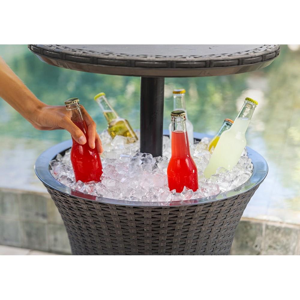 Стол-бар садовый Keter Cool Bar Rattan Антрацитовый (230903) - фото 4