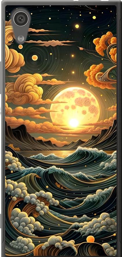 Чехол на Sony Xperia XA1 G3112 Арт волны (6332u-964-42517)