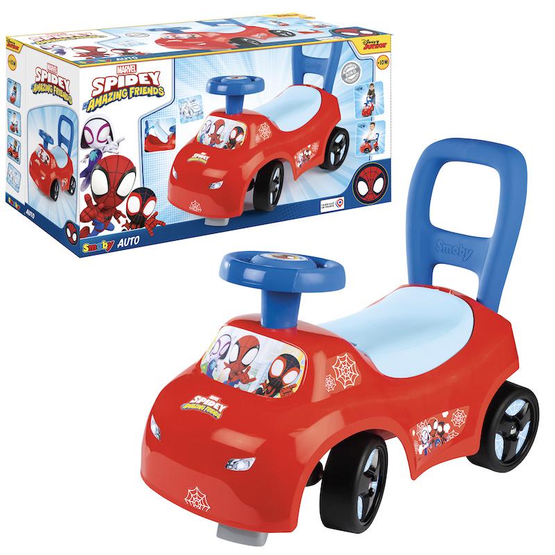Машина для катания малыша Smoby Марвел Спиди с 10 месяцев (720546) - фото 3