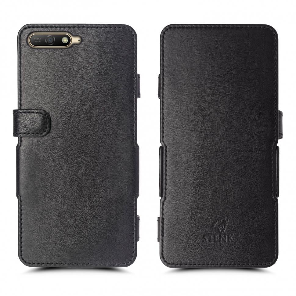 Чехол книжка Stenk Prime для Huawei Y6 (2018) Черный (60897)