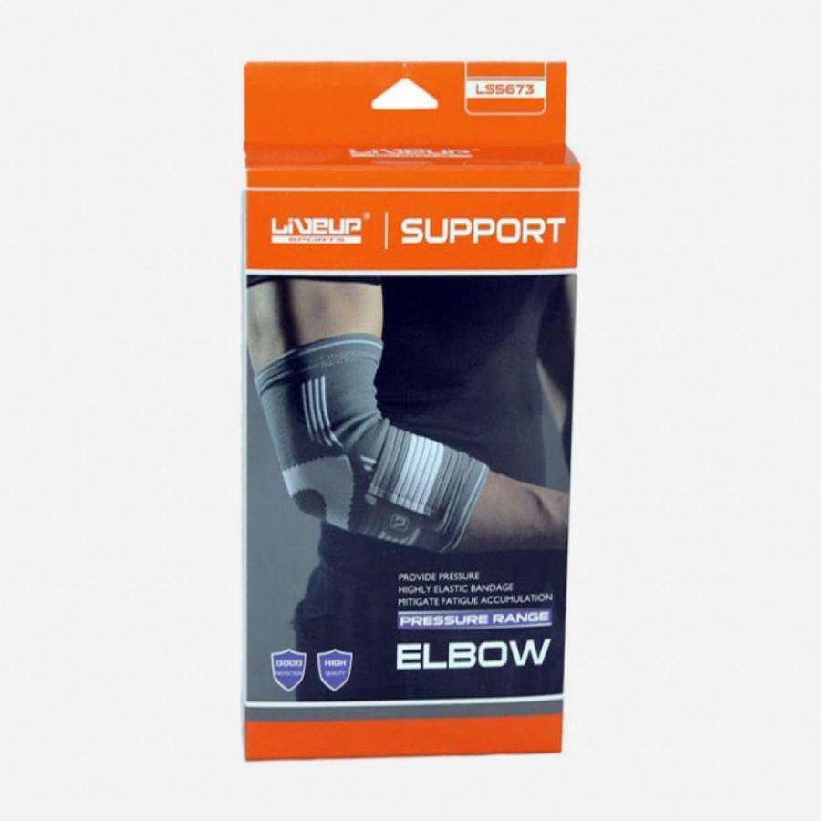 Фиксатор локтя LiveUP Elbow Support S Серый/Белый (LS5673-S