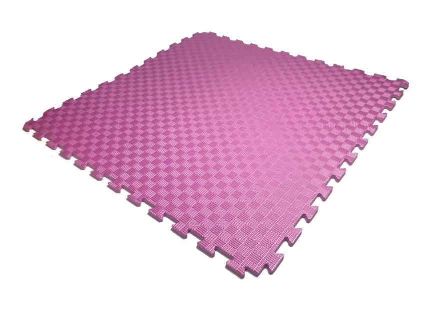 Мат-татами ласточкин хвост 100х100х1 см EVA Розовый