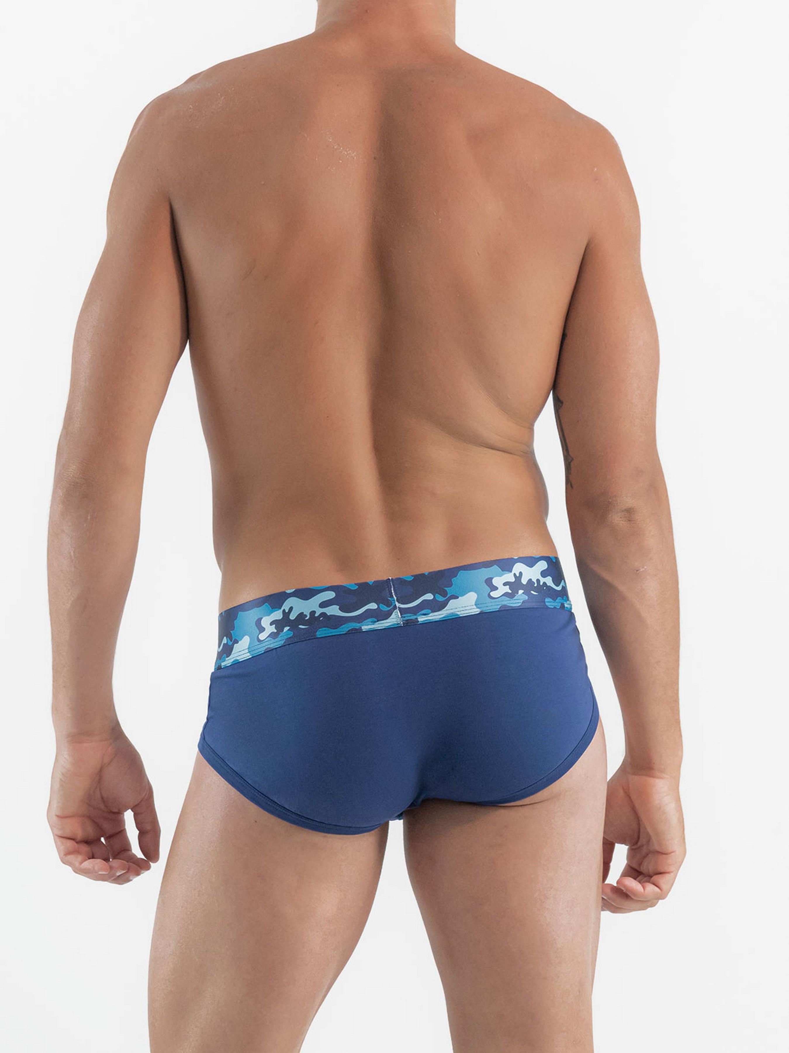 Трусы слипы Geronimo 2065s2 S 20651 Синий (3800999006451) - фото 3 Трусы слипы Geronimo 2065s2 S 20651 Синий (3800999006451) - фото 3