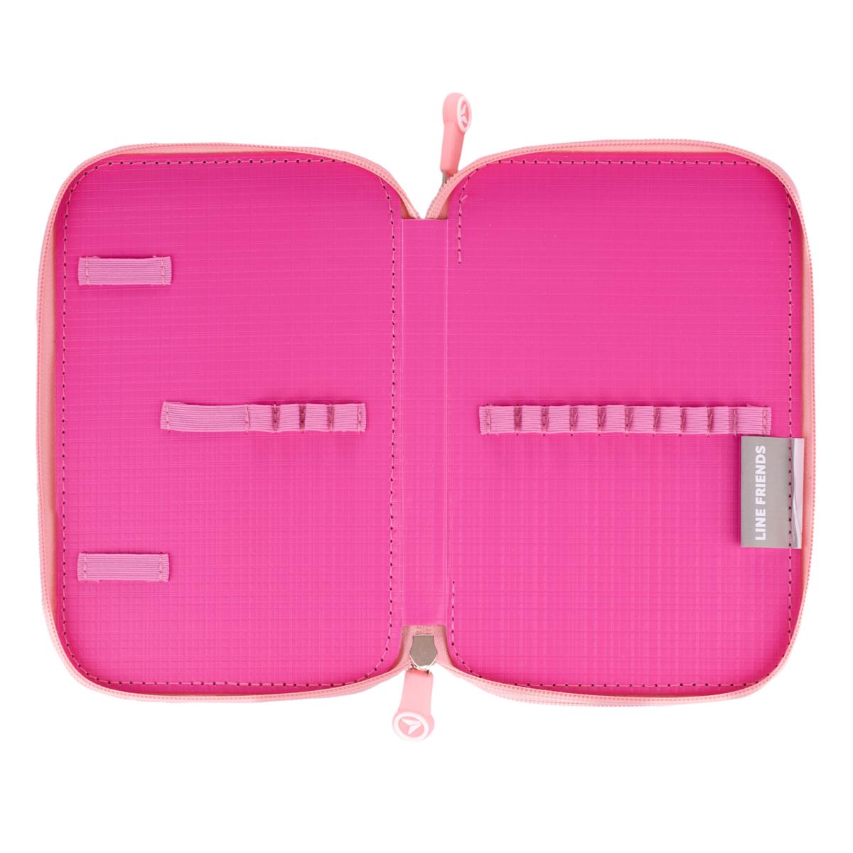 Пенал твердый двойной YES Line Friends Pretty Choco and Cony P-01 - фото 4