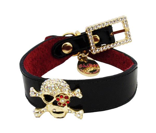 Ошейник лоя собак Candy Pink Shiboo Pirate-25 Серебряный