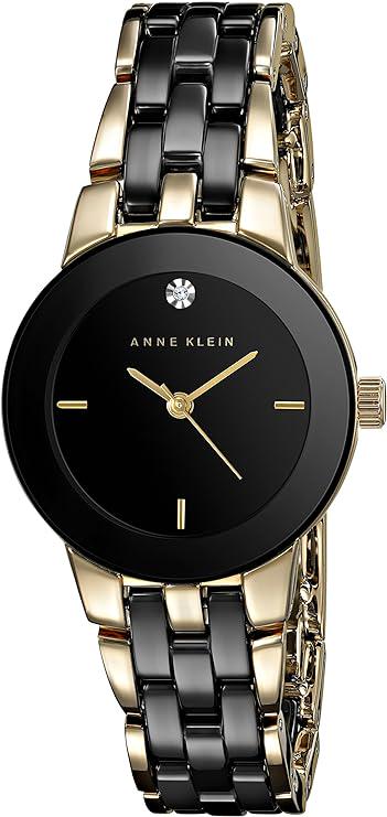 Часы классические Anne Klein AK/1610BKGB круглые Черный
