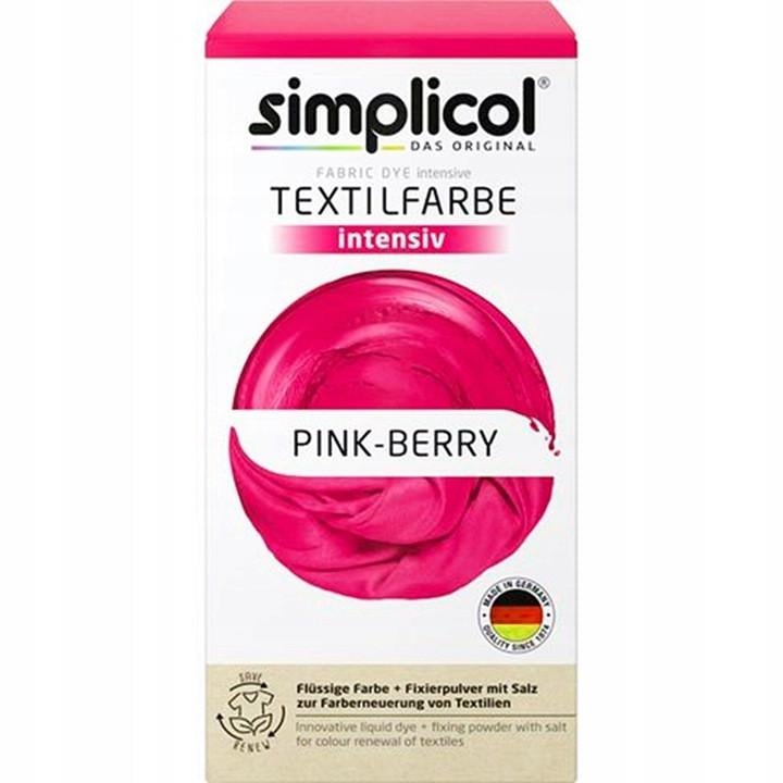 Краситель в жидкости Simplicol Pink Berry краска для тканей одежды Розовый (2610862123)