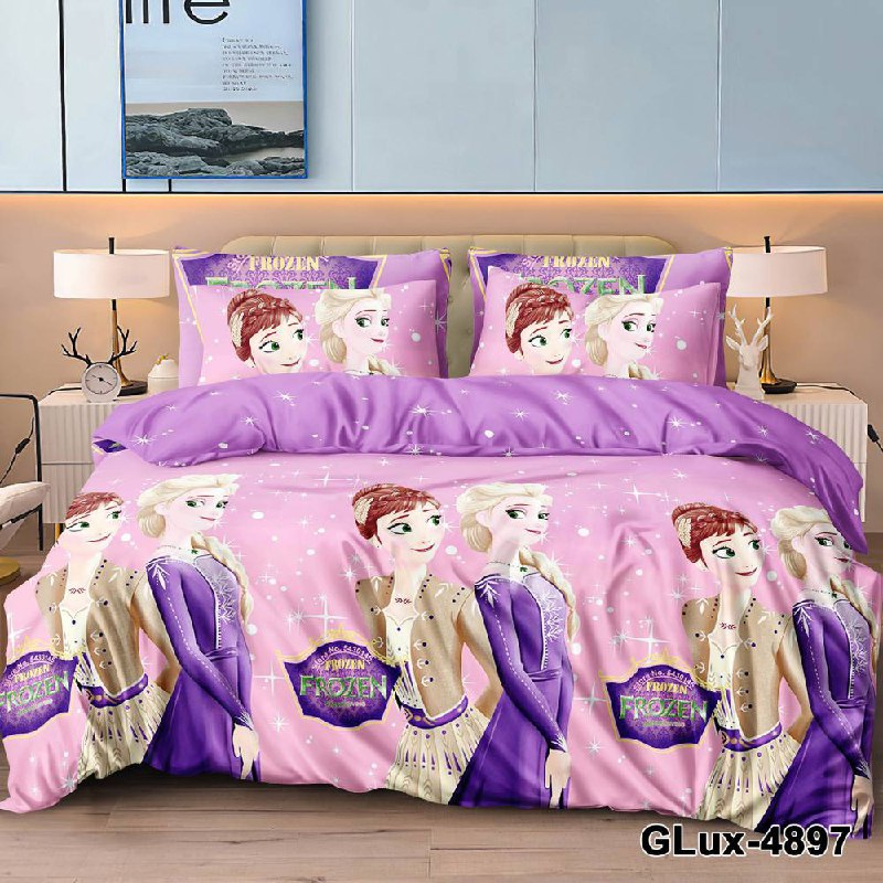 Комплект постельного белья Frozen Heart полуторный (GLux4897/1.0)