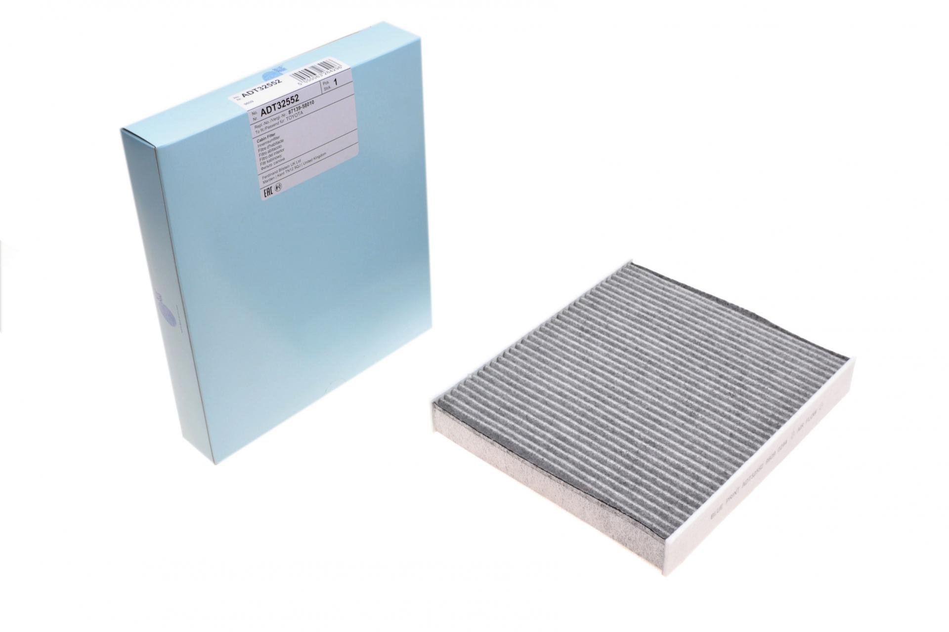 Фильтр салона BLUE PRINT для Toyota Camry 17-/Corolla 18-/Rav 4 18- (ADT32552)