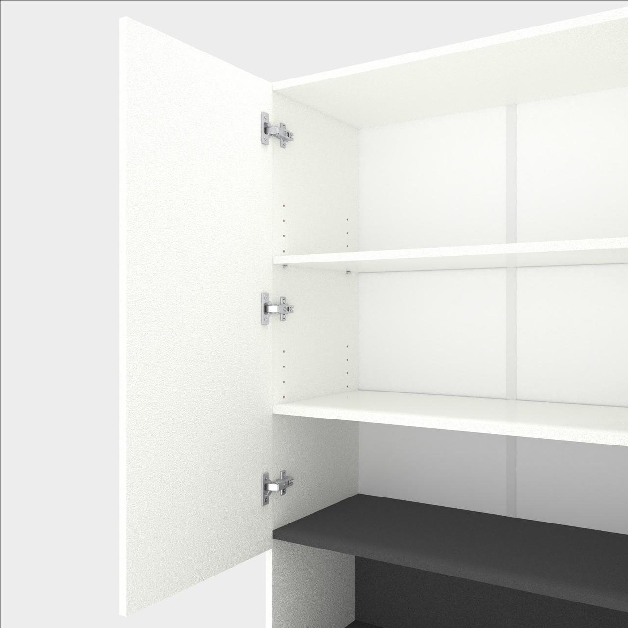 Пенал Metkas Home B002 ЛДСП 800x350x2130 мм Білий сніг/Антрацитовий - фото 2 Пенал Metkas Home B002 ЛДСП 800x350x2130 мм Білий сніг/Антрацитовий - фото 2