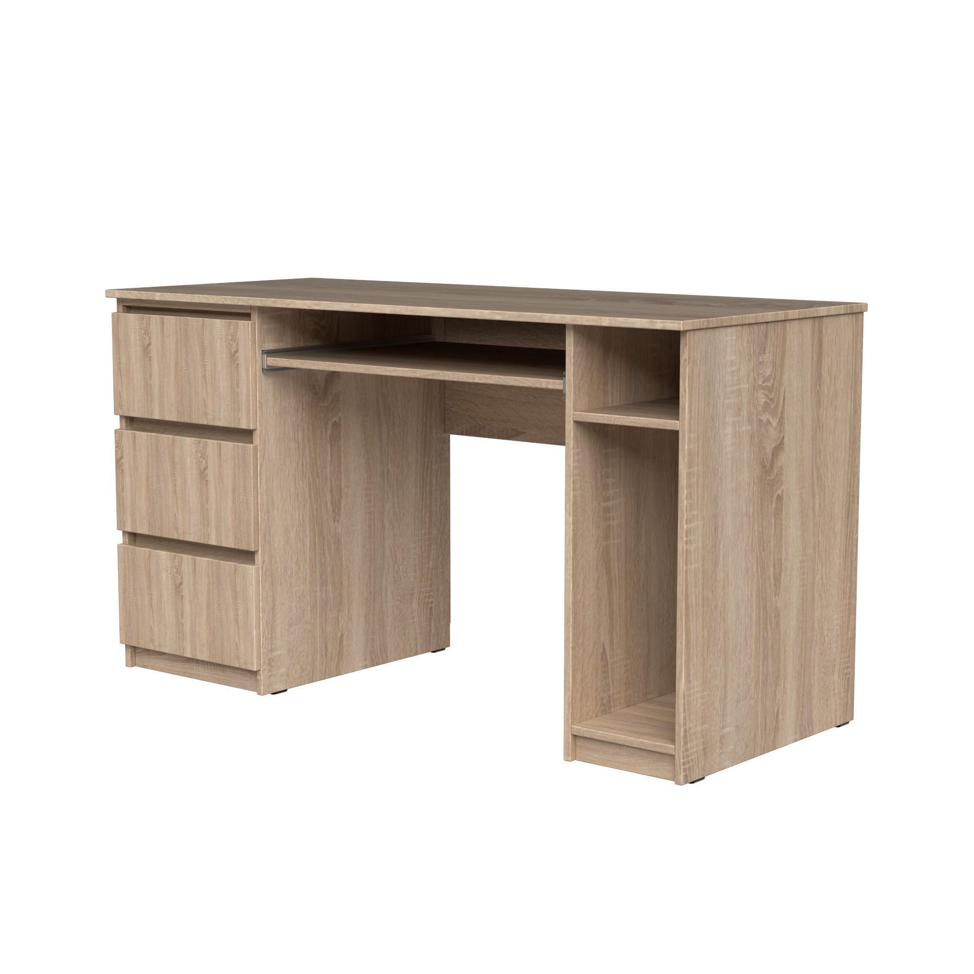 Стіл комп'ютерний СК2 3Я SENAM 780х1400х600 мм ДСП Дуб Сонома - фото 3 Стіл комп'ютерний СК2 3Я SENAM 780х1400х600 мм ДСП Дуб Сонома - фото 3