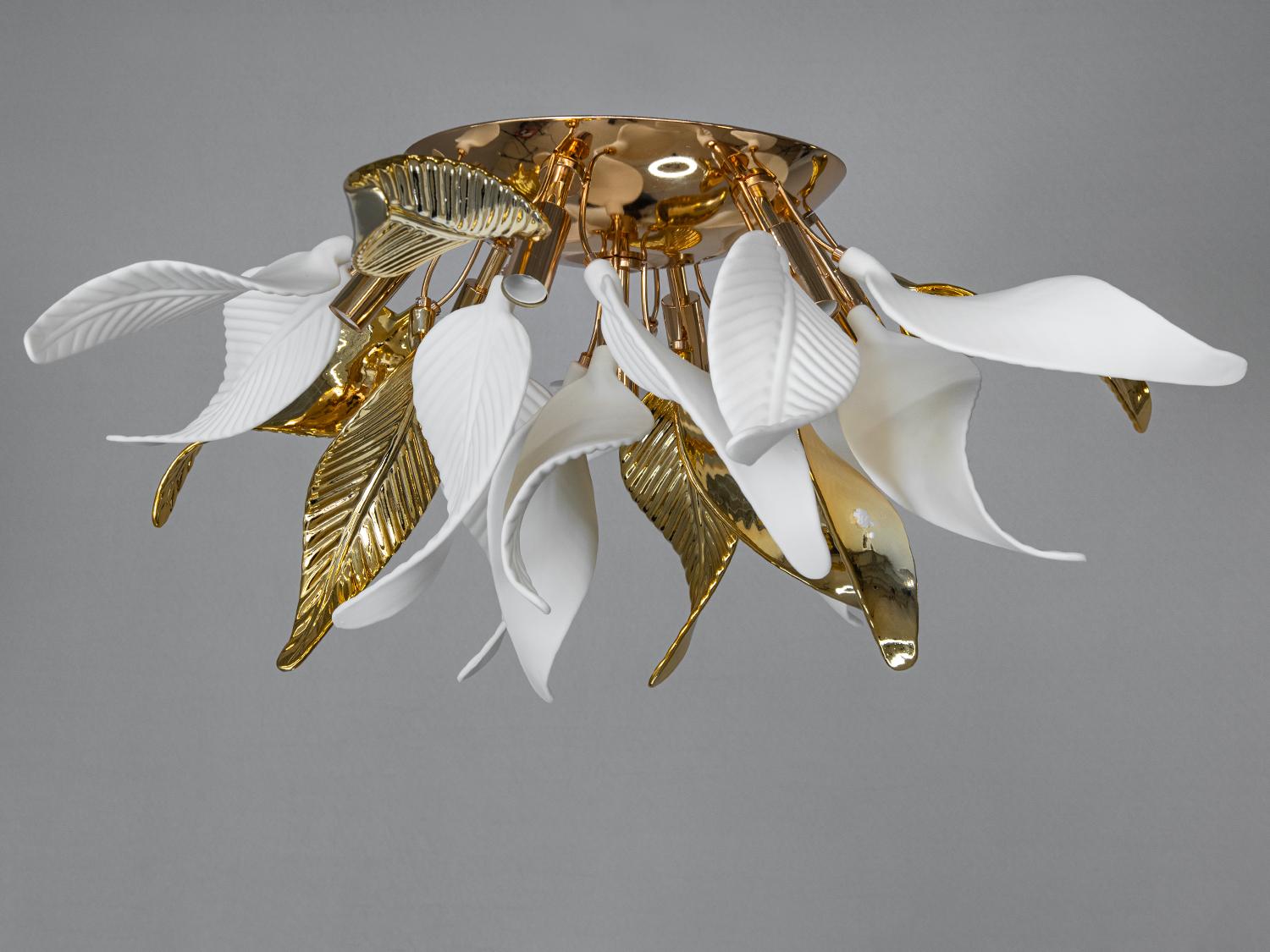 Люстра на 7 ламп Золотий (7208-7c gd)