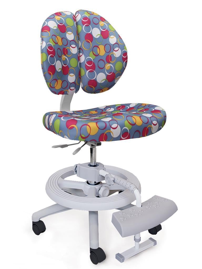 Детское кресло Mealux Duo Kid Plus с кольцами Голубой (Y-616 B plus)