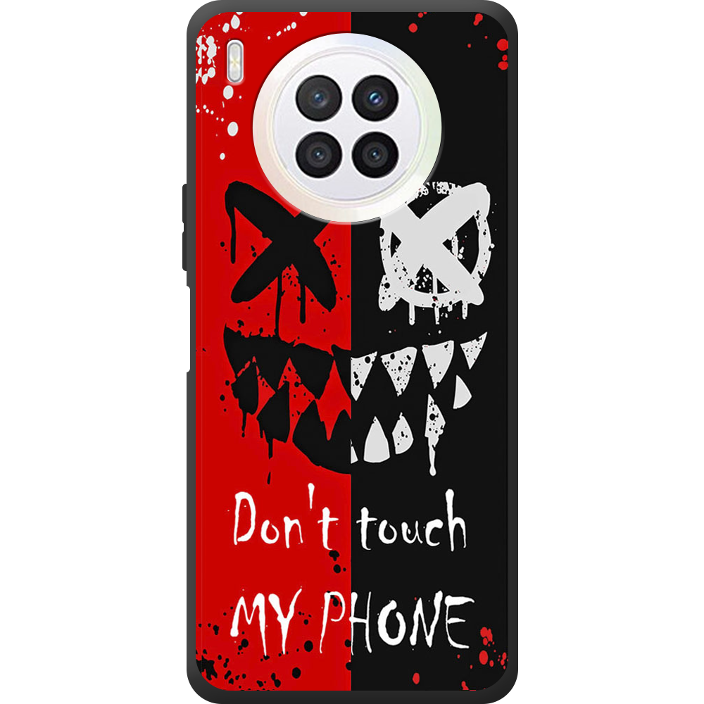 Чехол BoxFace Huawei Nova 8i Bad Smile Черный силикон (43692-up2468-44633)